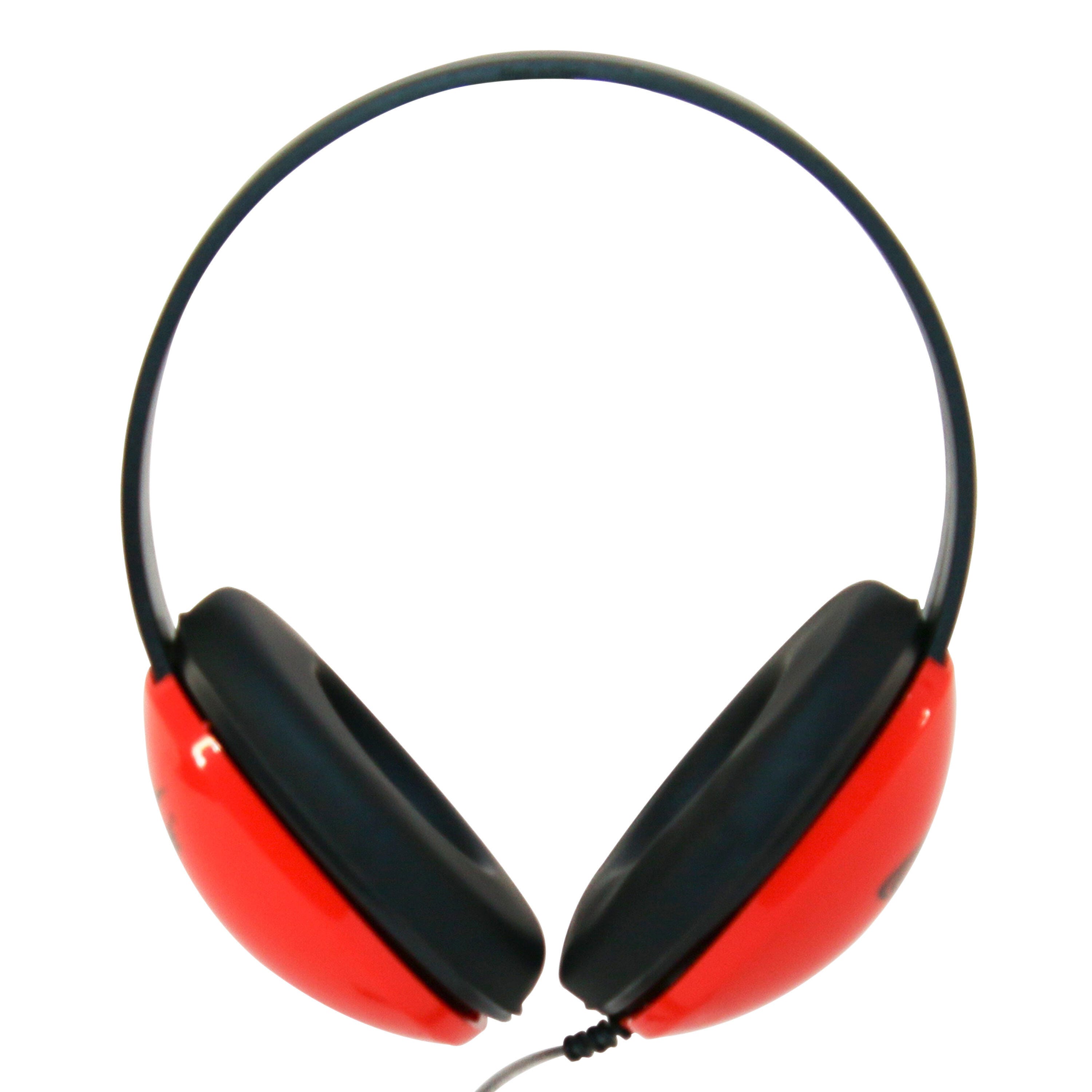 Image for Califone Listening First 2800-RD Over-Ear Stereo Headphones, 3.5mm Plug, Red from School Specialty